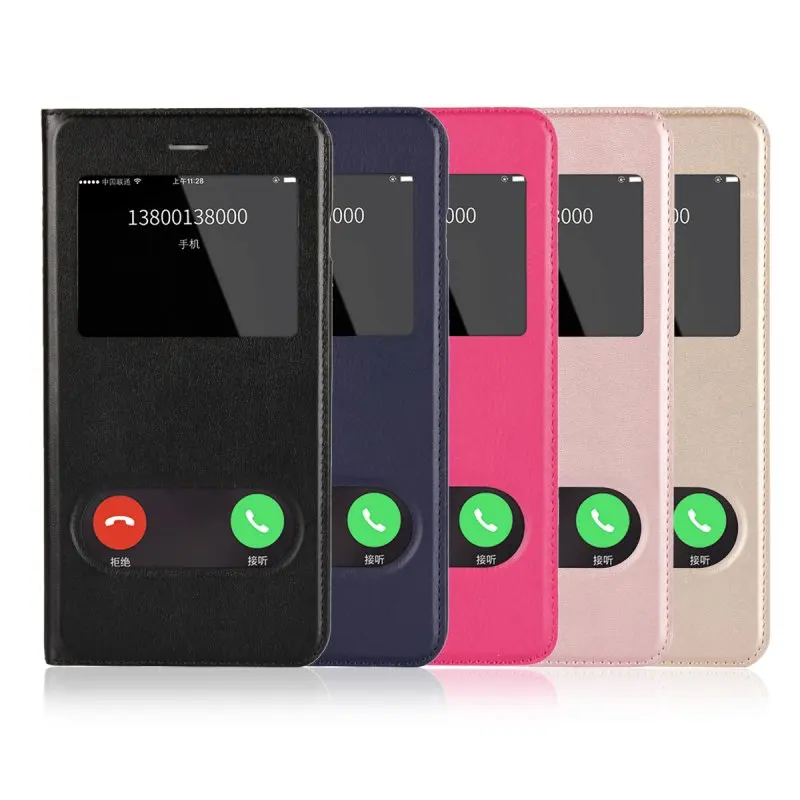 Чехол для iPhone 8 7 Plus с откидной крышкой на окно чехол телефона iPhone7 8Plus Etui Coque Hoesjes Capa