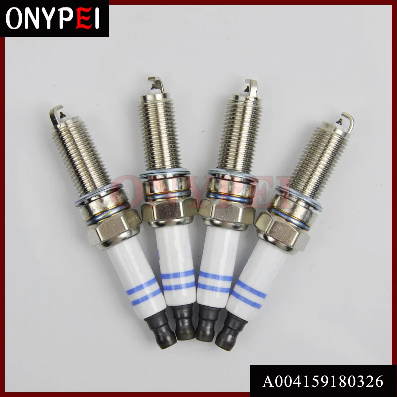 Свеча зажигания Iridium A004159180326 4 шт./лот для Mercedes Benz W203 R171 W164 CL203|Свечи и запальные