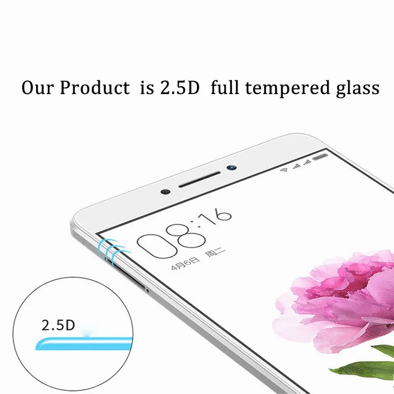 Защитное стекло GonoRack закаленное 9H для oppo A5 6 2 дюйма 2.5D защита от царапин Черная |
