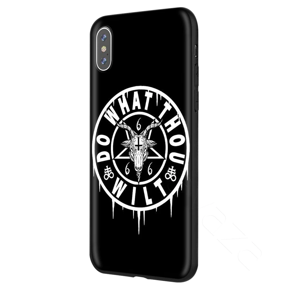 4 Чехол Lavaza Pentagram 666 Demonic Satanic для iPhone 11 Pro XS Max XR X 8 7 6 6S Plus 5 5S se - Цвет: 4