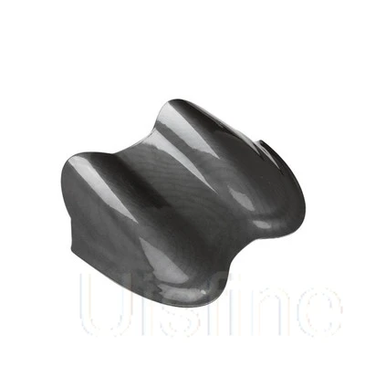 carbon fiber 1pcs Электрическая оконная дверная ручка приборной панели воздушная розетка Автомобильная Отделка Коробка передач декоративные аксессуары для Mitsubishi Lancer ex evo 2009 - Цвет: carbon fiber 1pcs