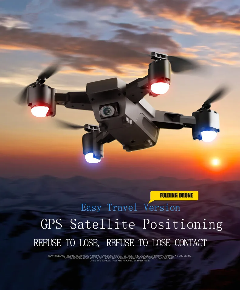 S20 гоночный Дрон с камерой HD 1080P wifi FPV RC вертолет Дрон Профессиональный следущий за мной gps складной селфи Квадрокоптер игрушки RTF