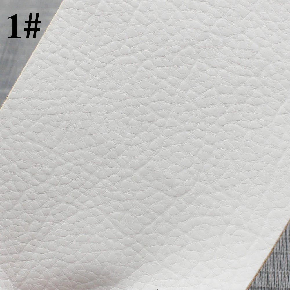 NO.1 Pure white 1 шт. из ПУ фабричной кожи самоклеящаяся патчи кожа дивана с автомобильным сиденьем ремонт наклейки-заплатки Скрап тканевые нашивки 10x20 см - Цвет: NO.1 Pure white