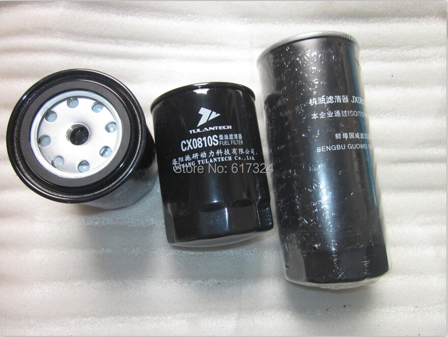 Набор топливных фильтров двигателя и масляных для трактора YTO X1004 с LR6105T10 |tractor