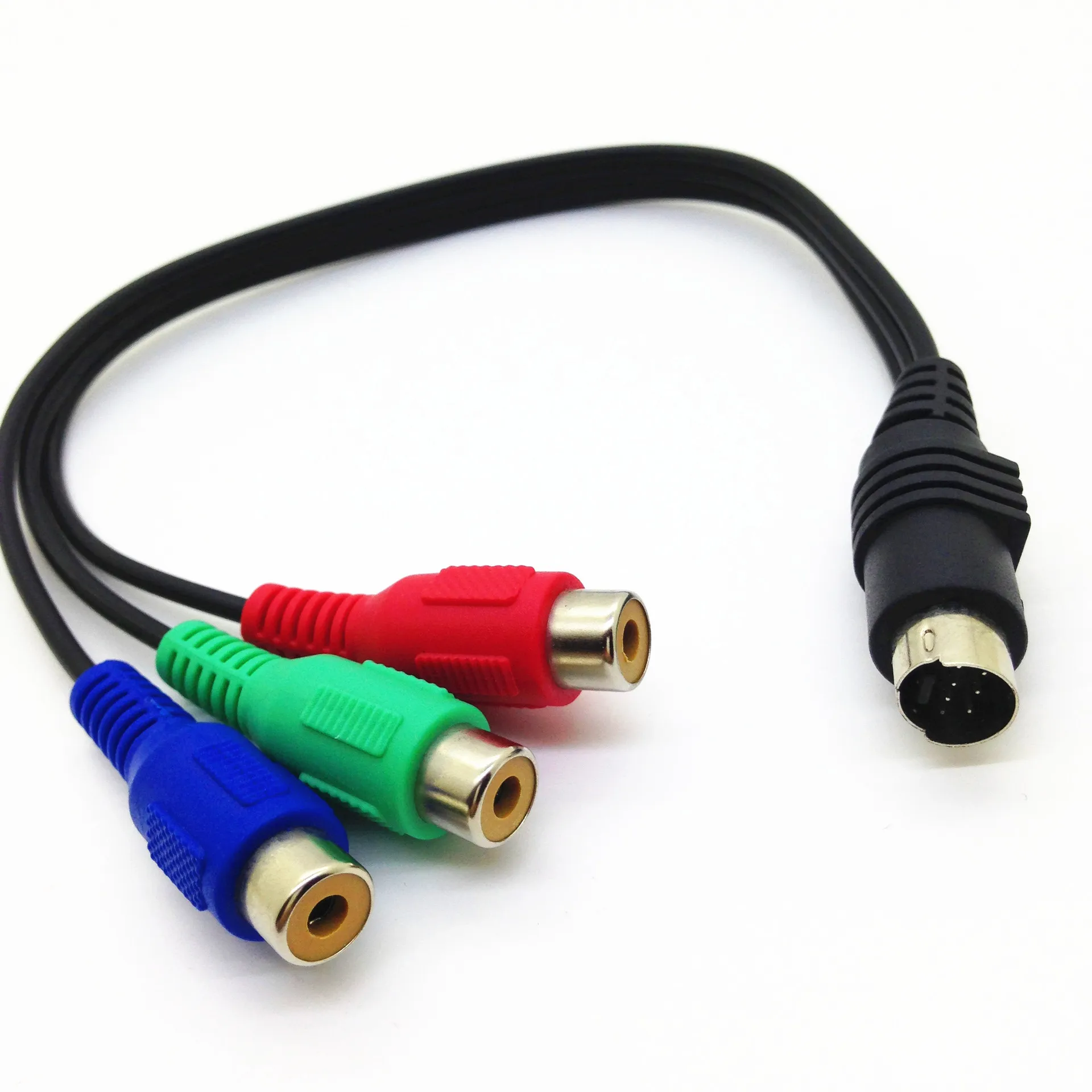 S Video 7 Pin to 3 RCA RGB компонентный кабель адаптер 0 м|cable adapter|adapter cablergb cable adapter |