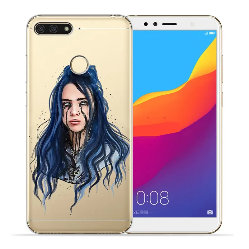 Роскошные Billie eilish для huawei Honor 10 9 8 8X 8C 7A 7C 7X7 6X 6A 20 Pro V20 20i Lite чехол для телефона чехол Funda Coque Etui Капа