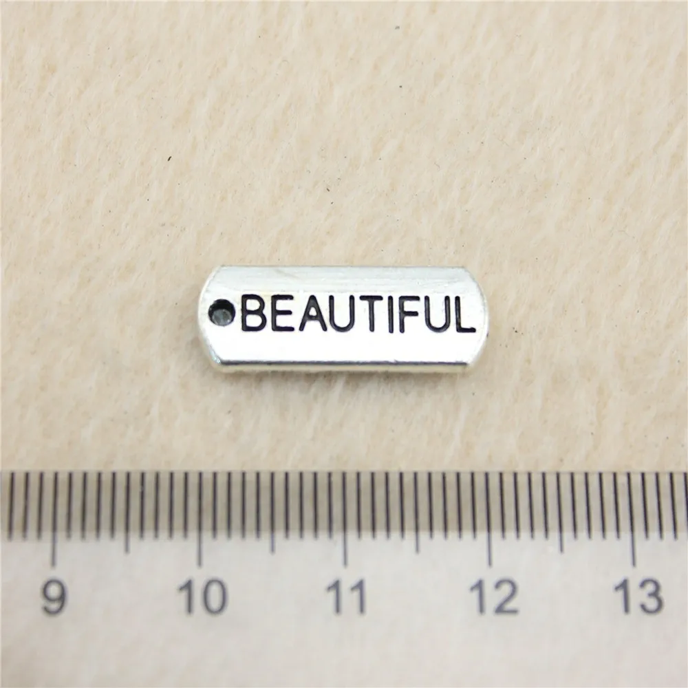 21x8mm 10 шт микс серебряных шармов для самостоятельного изготовления ювелирных изделий, товары для рукоделия, Подвески для Мужчин, Ювелирные изделия - Окраска металла: 21x8mm