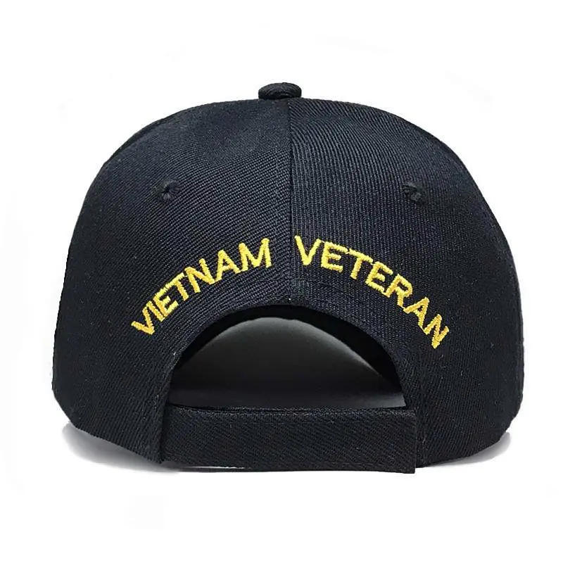 Брендовая Повседневная винтажная хлопковая кепка WW2 Vietnam Gorras запоминающаяся
