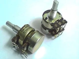 1 шт. потенциометр типа 24 приблизительный вал 50 КБ x 2 22 мм|shaft|shaft potentiometer |