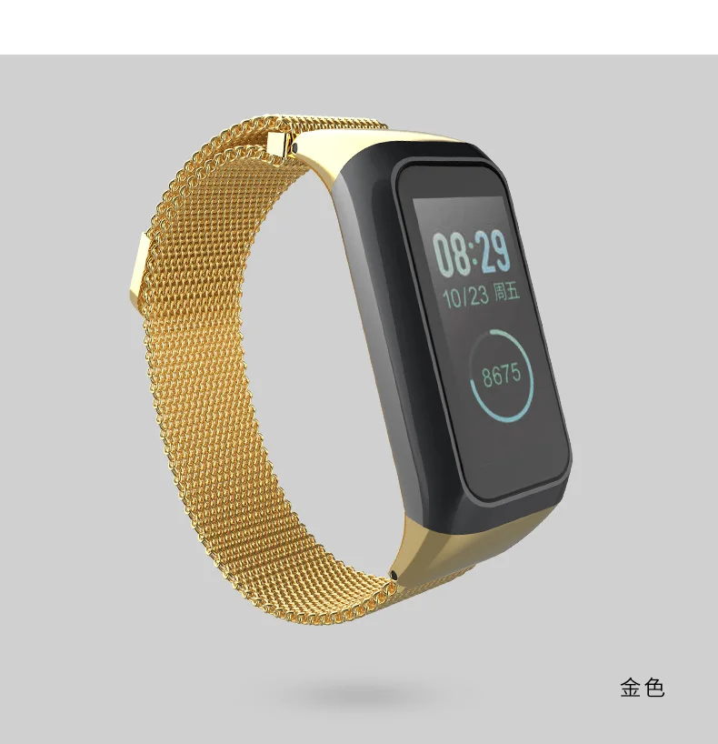 Mijobs кожаный ремешок для Huami Amazfit Cor 2 смарт-браслет Миланский ремешок для браслета Amazfit Cor 2 смарт-браслет
