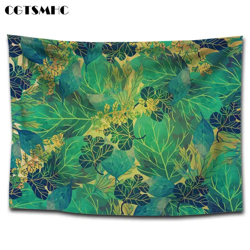 Cgtsmhc настенный гобелен богемный пальмовых листьев кактус Одеяло Boho Хиппи пляжное
