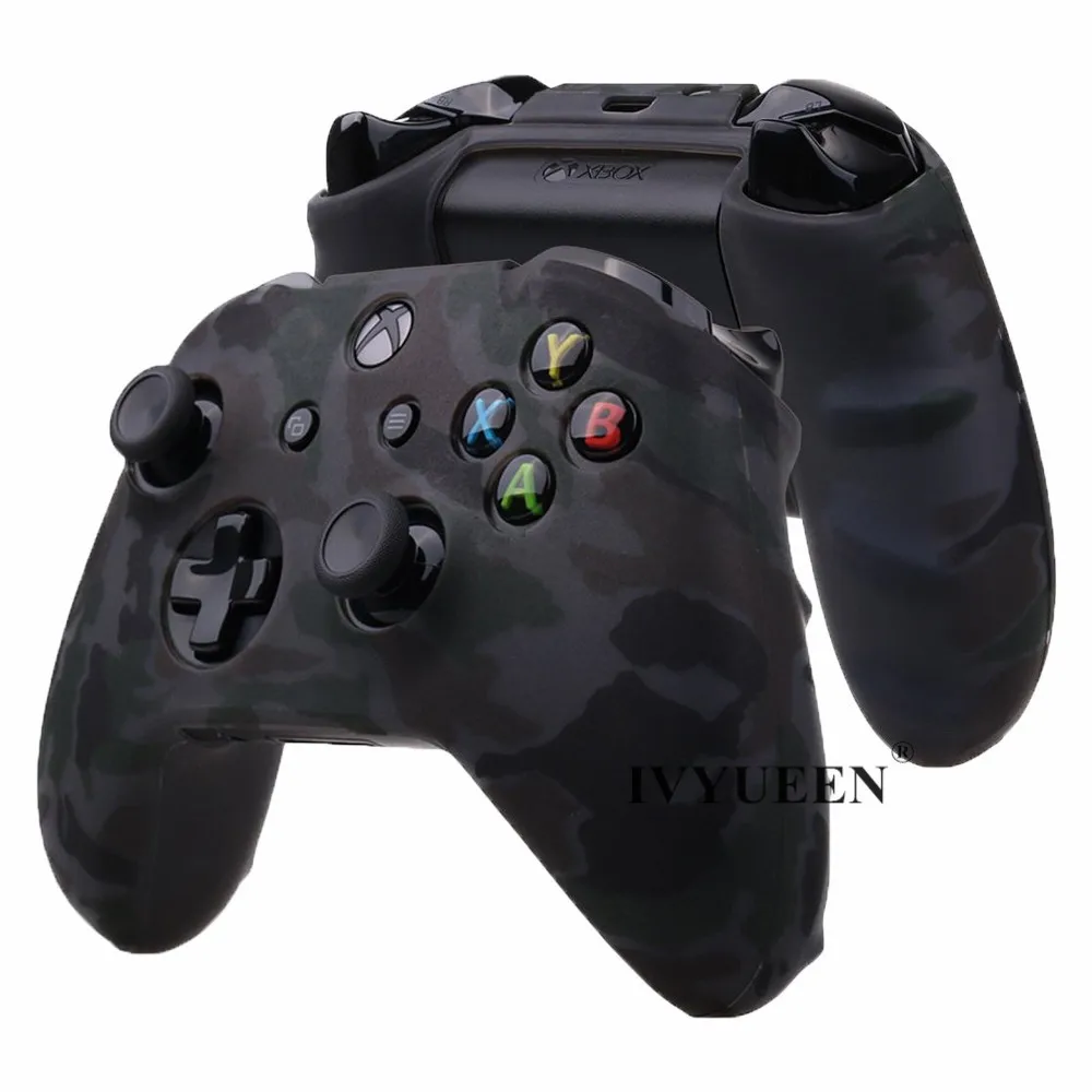 Силиконовый защитный чехол IVYUEEN для XBox One X S, защитный камуфляжный чехол с 20 захватами