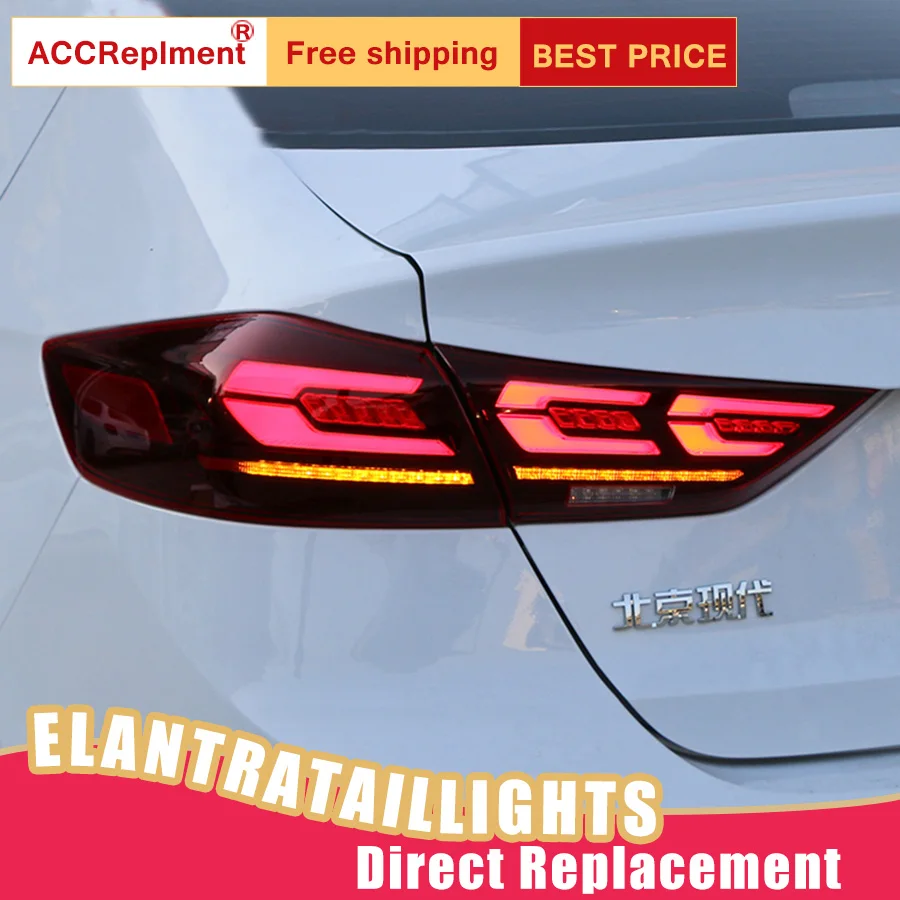 Новый светодиодный фонарь светильник s в сборе для Hyundai Elantra 2017-2018 задний