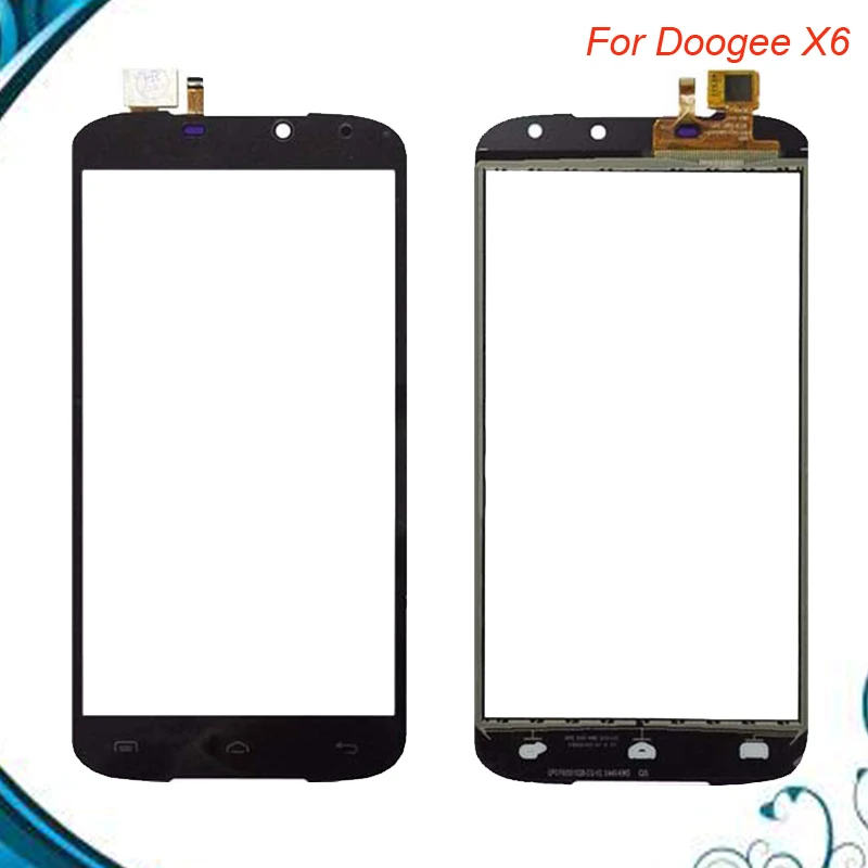 Сенсорный экран 5 0 дюйма Для doogee x6 стеклянный дигитайзер сенсорного экрана для X6