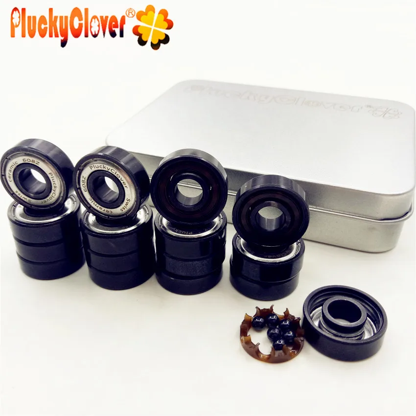 16 шт./кор. супер быстрый Швейцарский Керамика шариковый подшипник 608Z роликовые