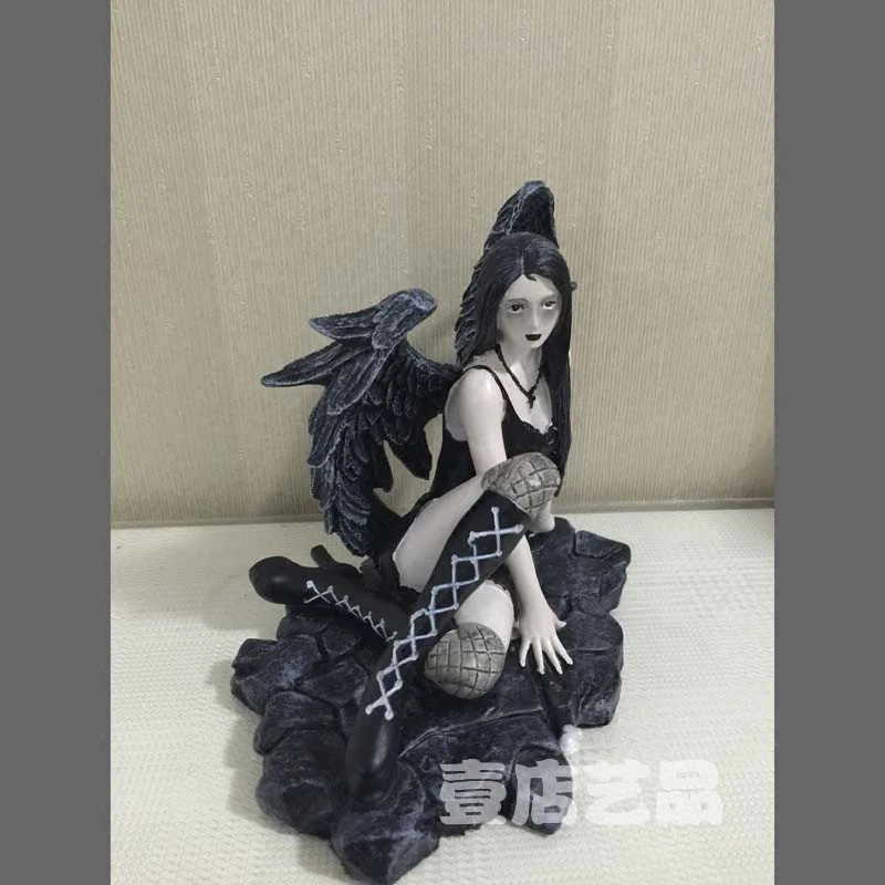 Декор для дома украшения в виде черного ангела подарок на день Святого Валентина