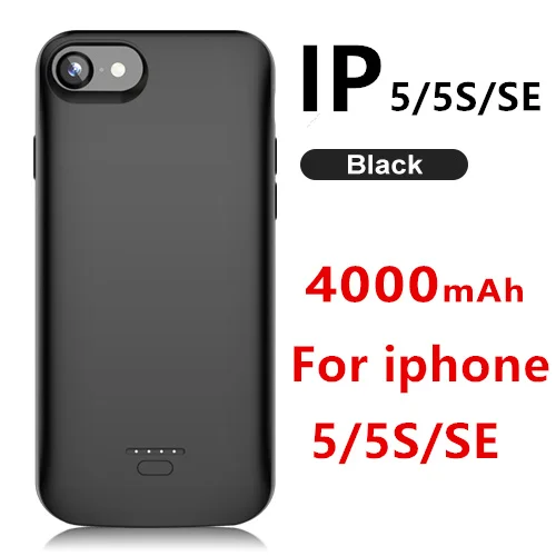 For iphone 5 5S SE Чехол-аккумулятор GagaKing 4200 мАч для iphone SE 5 5S 5c, внешний аккумулятор, зарядное устройство, запасной блок, высококачественный адаптер, 7 цветов - Цвет: For iphone 5 5S SE
