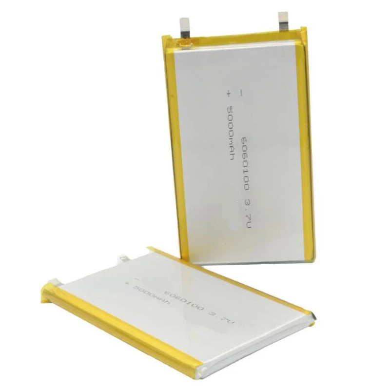 Литий полимерная аккумуляторная батарея 3 7 в 5000 мАч 6060100 для GPS PSP DVD PAD Tachograph power bank