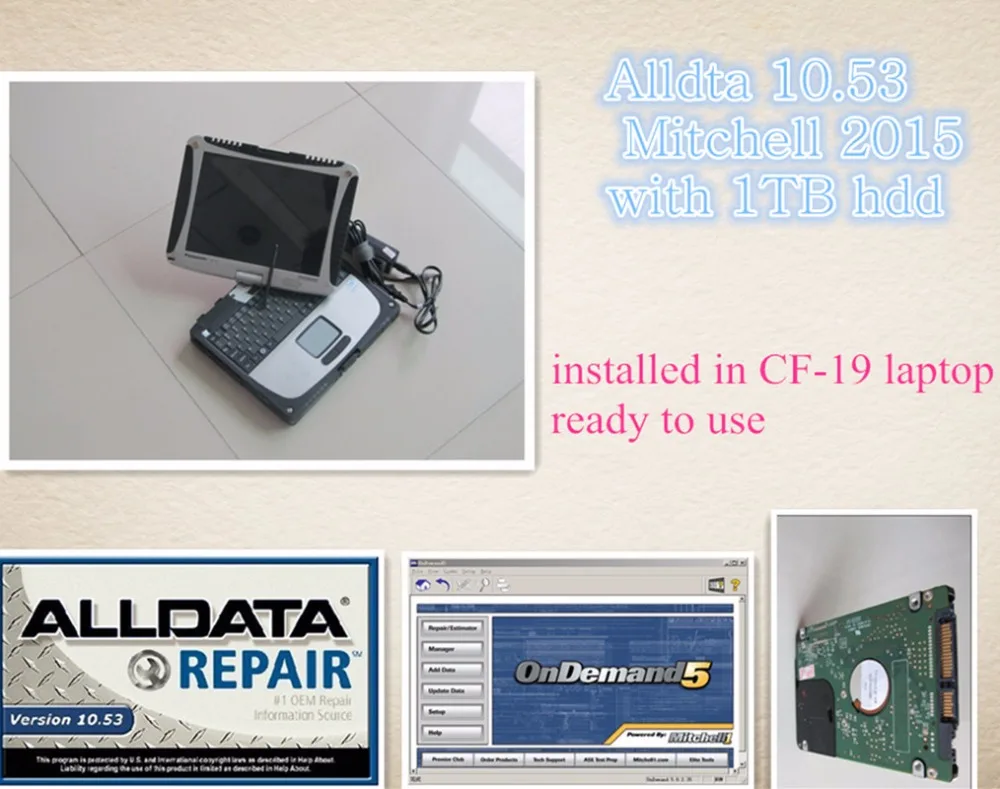 Новое поступление Авто Ремонт программного обеспечения 10 53 alldata Митчелл по
