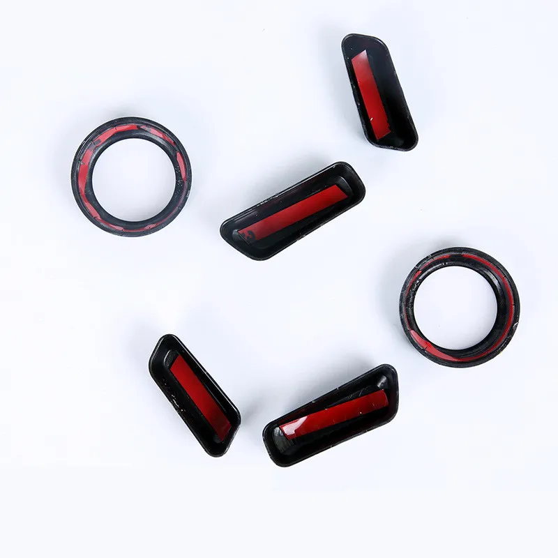 For Volvo XC60 2018 S90 Carbon Fibre Seat Adjustment Knob Trim Cover 6PCS Car Styling Accessories | Автомобили и мотоциклы