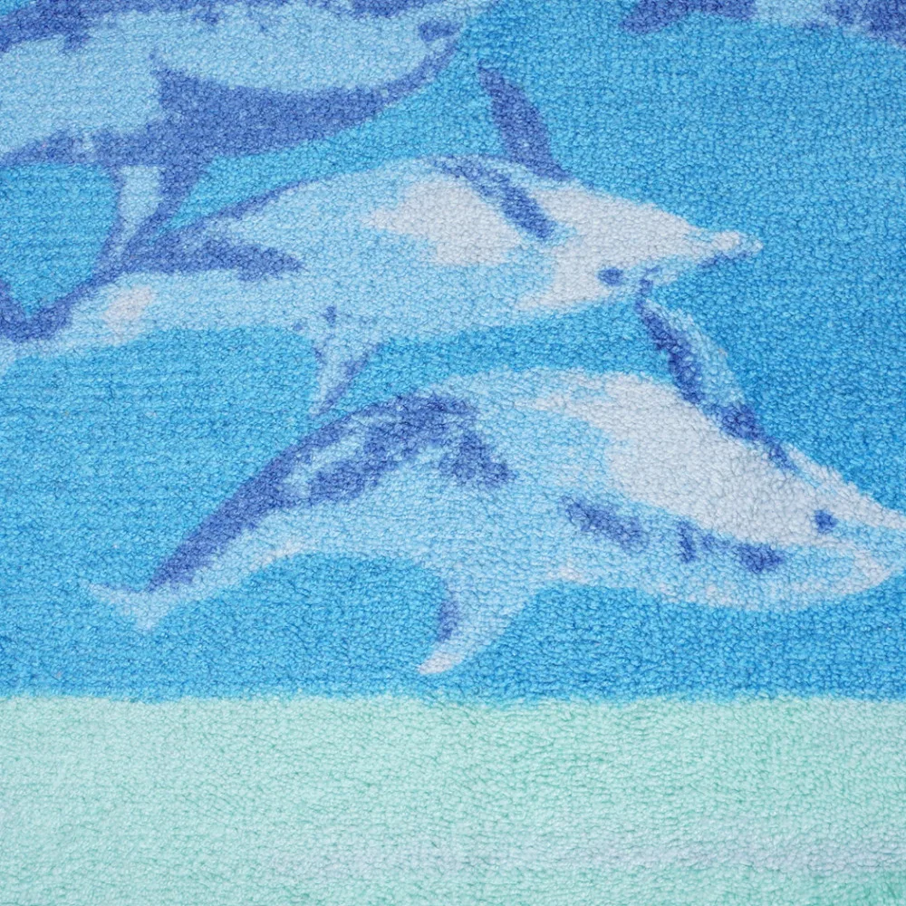 45x70 см резиновый нескользящий коврик для ванной 17 &quotx 27&quot синий Дельфин комнаты и