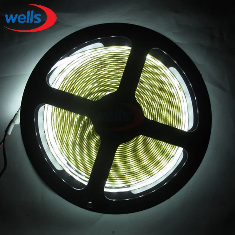 Фото Суперъяркая Светодиодная лента высокой яркости HQ 5 м 5 мм 3014 SMD 120led s/M Белый/теплый белый/красный/синий/зеленый/желтый, 12 В постоянного тока, светодиодный водонепроницаемая №5