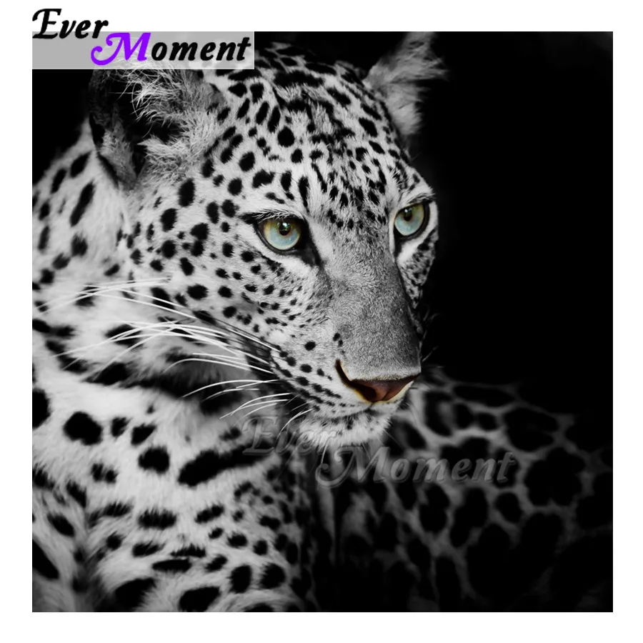 Ever Moment Diamond Painting Picture Of Rhinestone Mosaic Leopard Full Square Drill Embroidery Home Decoration 3F894 | Дом и сад