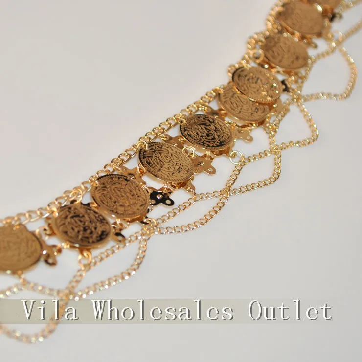 Новый стиль красивый танцевальный живот танцевальная Талия цепочка женский шарф