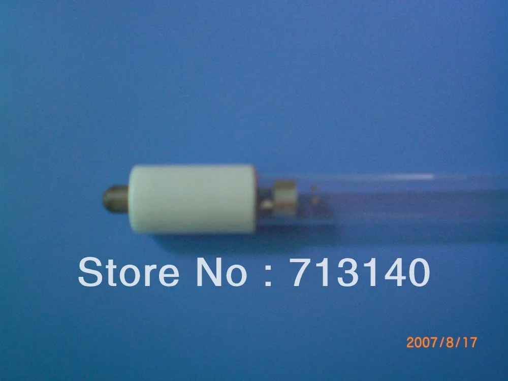 

UV Germicidal Replacement Lamp replaces: Aquafine 16714 The lamp is 17 watts, 357 mm in length and has a single pin on both ends