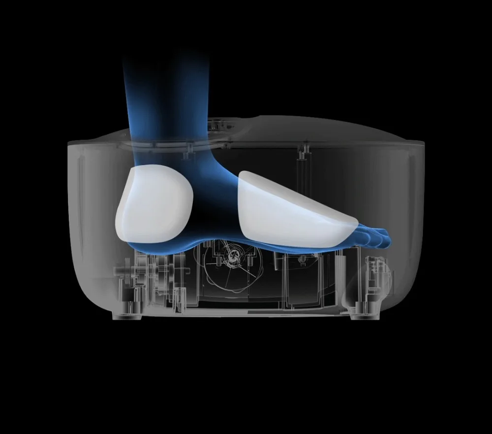 Xiaomi Momoda маленький табурет массажер для ног табурет с подогревом массажер 2 в 1 трехшаговый массаж ног Горячая Подушка-компресс согревает ноги