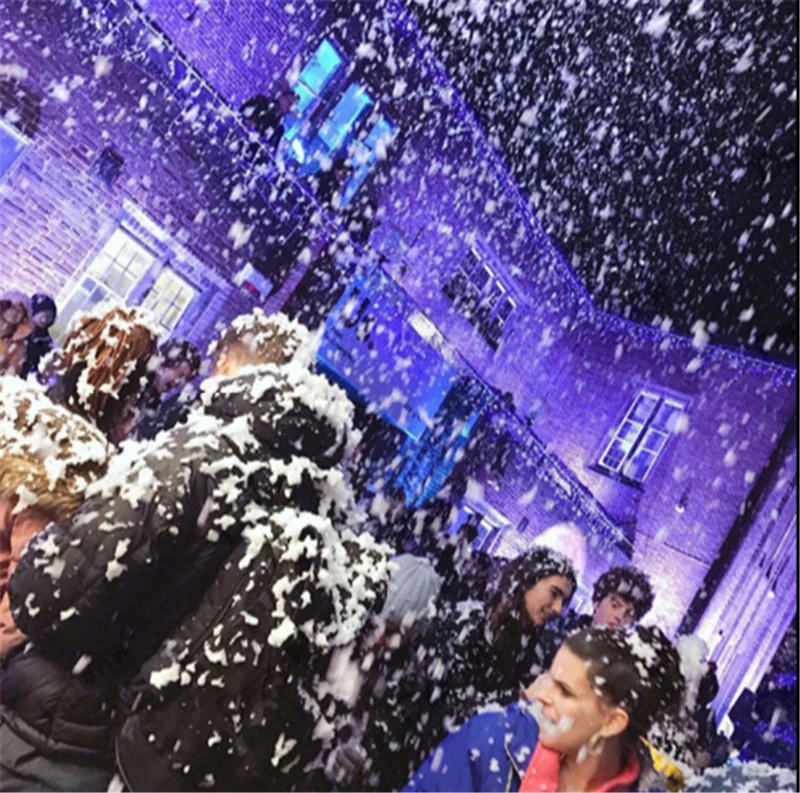 

2019 New ! 1500W snow machine Remote +Wire control AC110V 220V snowflake machine professional stage DJ equipment