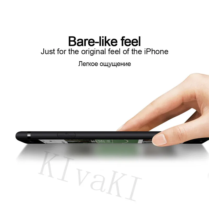 Ультратонкий силиконовый матовый мягкий чехол из ТПУ для iPhone 7, 8 Plus, 6, 6s, 5, 5s, SE, чехол для iPhone X, XS, MAX, XR, чехол для телефона