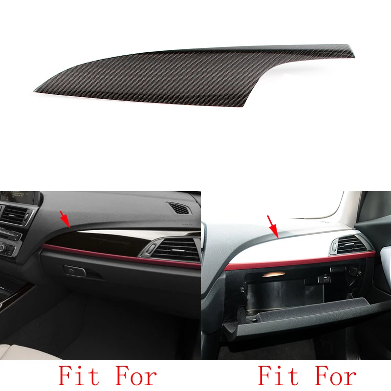 100% углеродное волокно Co pilot Control Dec Cover Trim для BMW 1 Series F20 118i 120i 12 16 & 2 F22 F23 2014 2017|cover for