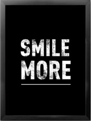 2 шт./лот картина Smile More Worry Холщовый постер настенные наклейки для украшения дома