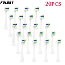 Poleet 20 шт. YH731 сменные головки для электрической зубной щетки