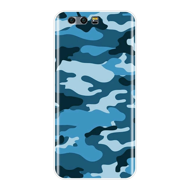Чехол для Телефона силиконовый для huawei Honor 7 7S 7X 7A 7C Pro 8X MAX 10 9 8 Honor 7 8 9 10 Lite Камуфляжный военный мужской мягкий чехол
