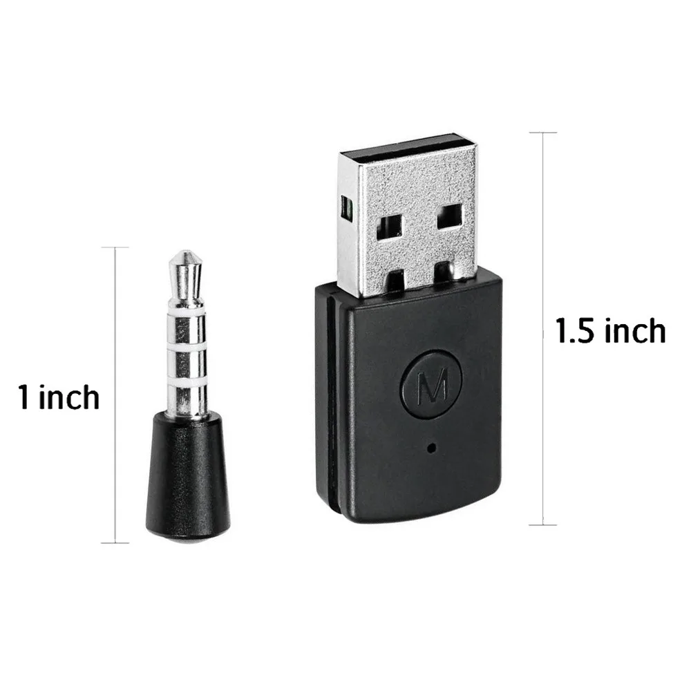 2017 Mini Bluetooth Беспроводной гарнитура наушники с микрофоном адаптер 4.0 PS4 USB Dongle для