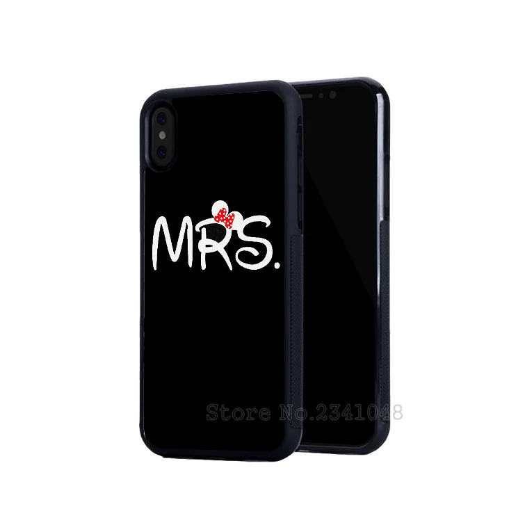 Mr Mrs BFF лучшие друзья черный силиконовый мягкий чехол для телефона iPhone 5s se 6 6s plus 7