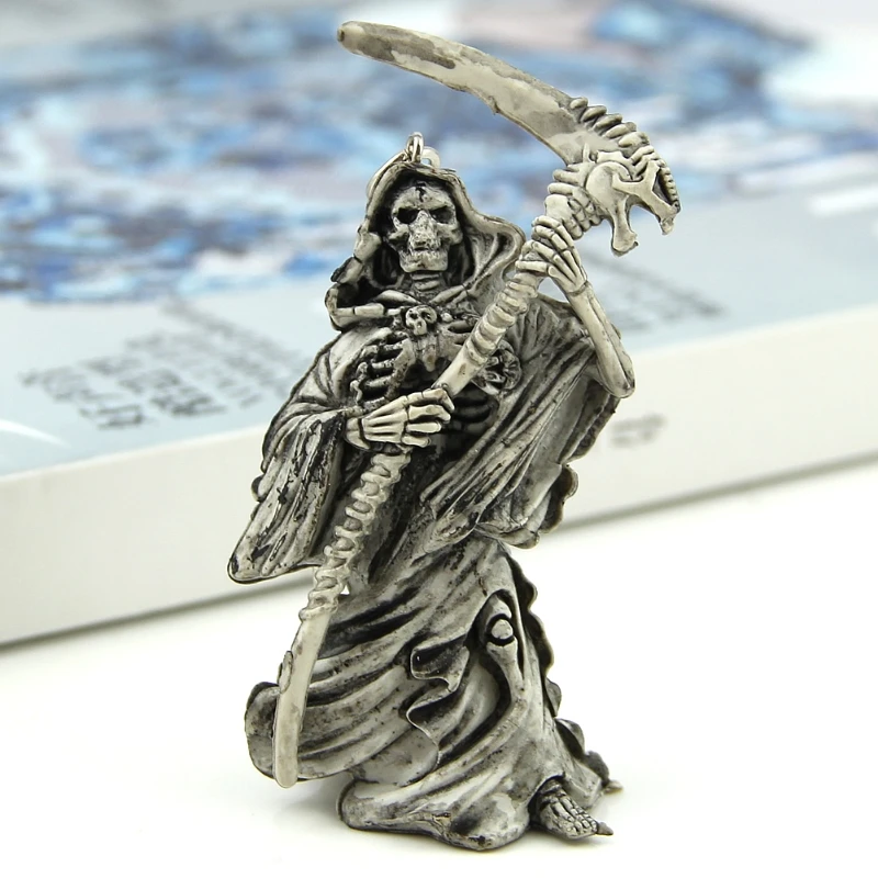 Devils резиновые Ghostmaster кости скелета брелок серп кошелек сумка Keyring Y102|keychain rubber|bags