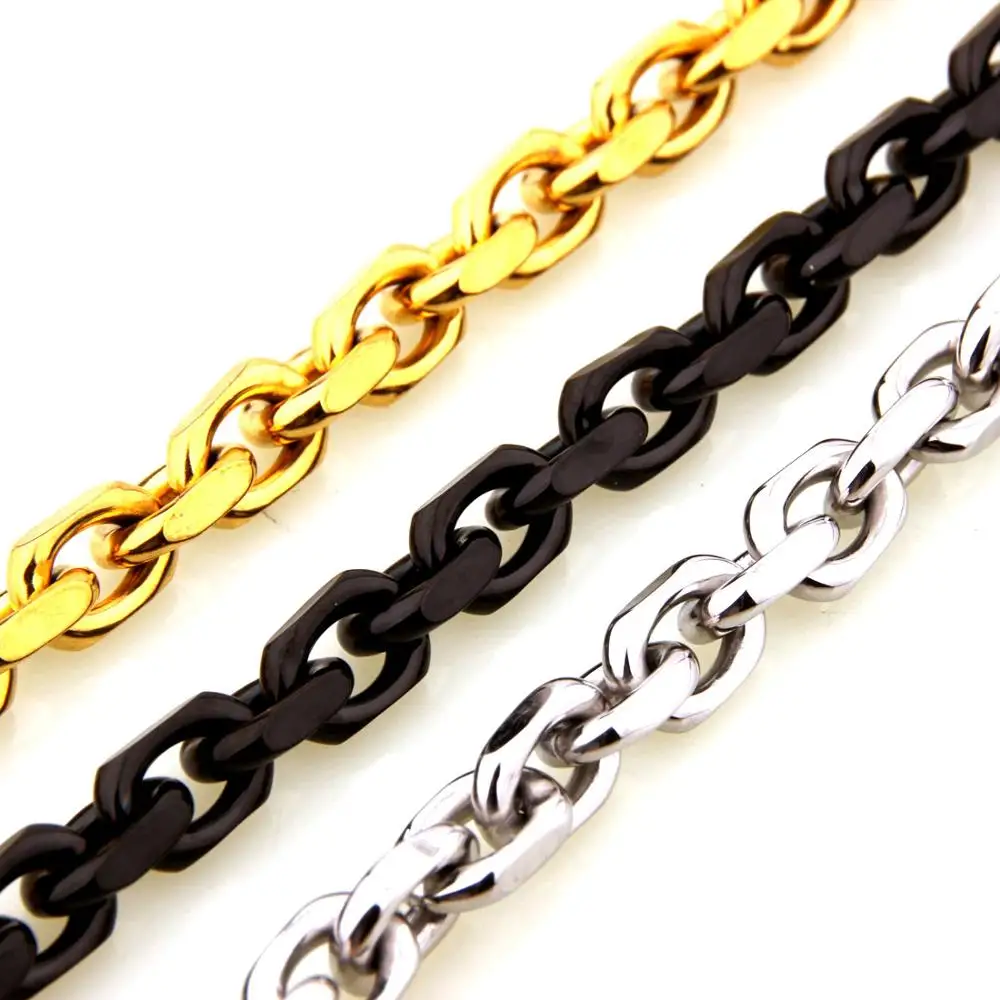 Мужское ожерелье с цепочкой из нержавеющей стали 9 мм | Украшения и аксессуары