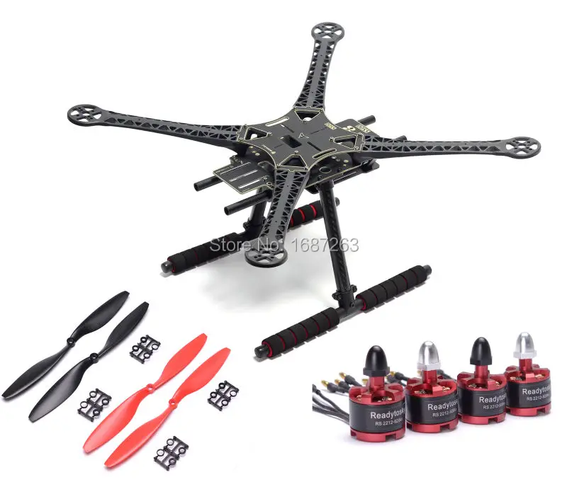 500 мм S500 PCB Quadcopter Мультикоптер рамка Комплект 2212 920KV бесщеточный двигатель 1045