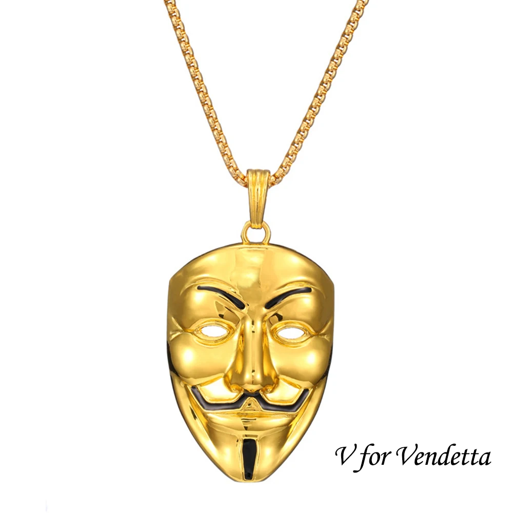 Украшение для автомобиля маска мужчин V Vendetta украшение зеркала заднего вида