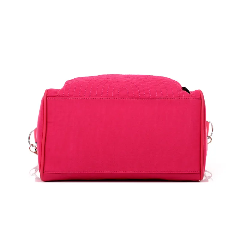 Jinqiaoer Повседневное Для женщин плеча Crossbody Tote Сумки разноцветного нейлона леди
