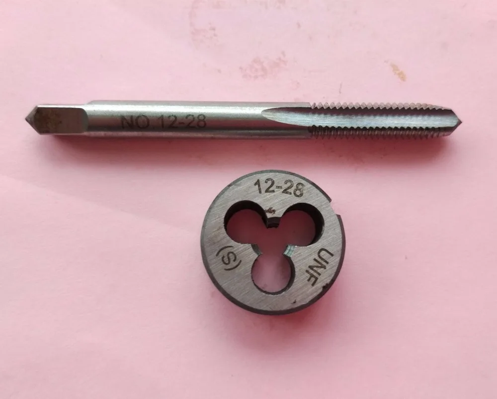 Набор для резьбы под правую руку 2 56 3 48 4 40 5 44 6 32 8 36 10 24 28 12 40|tap set|hand dieright hand die |