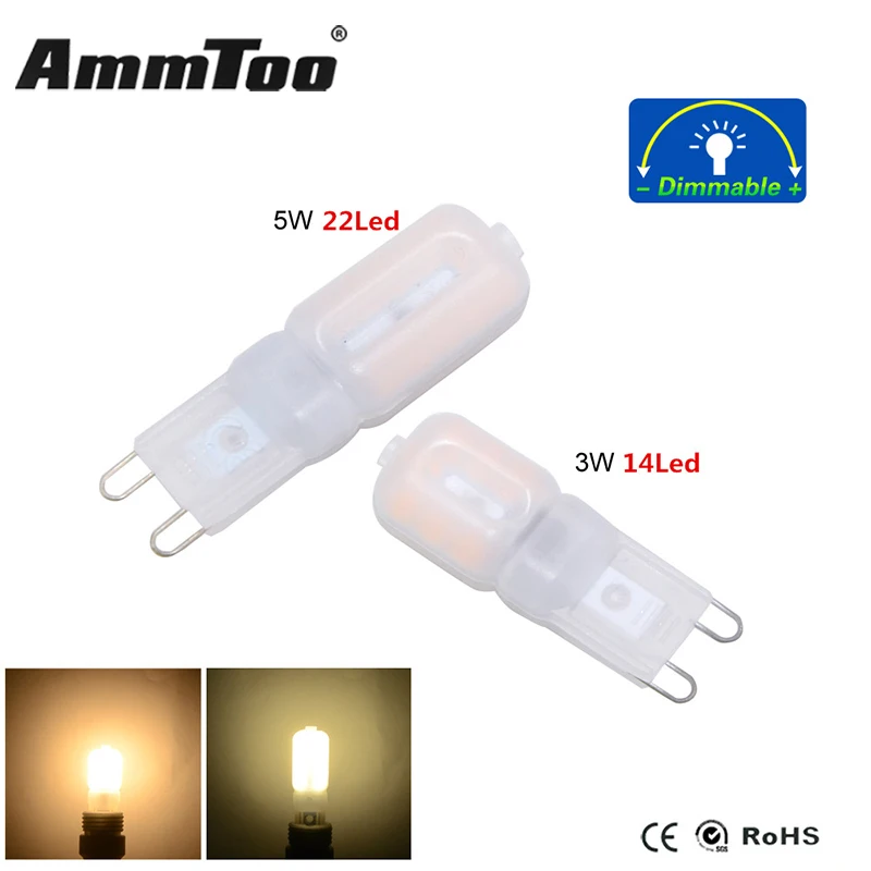 2016 новинка G9 Светодиодная лампа 3 Вт 220 В 230 в 240 SMD 2835 Led Лампа для хрустальной