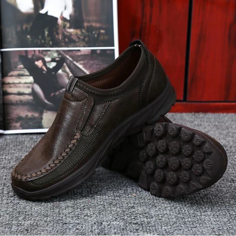 Big Size 39-48 Men Casual Walking Shoes Fashion Lightweight Soft Sneakers Luxury Brand Man Breathable Footwear Platform Loafers | Обувь