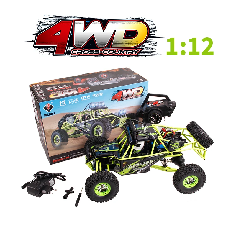 Высокое качество WLtoys 12428 автомобиль с дистанционным управлением 2 4G 1/12 4WD