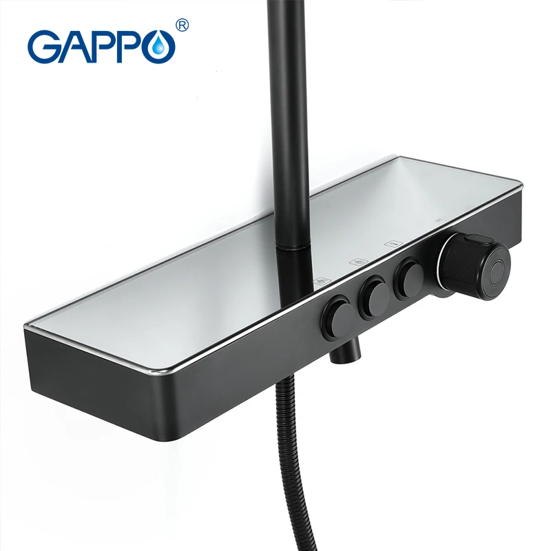 Смеситель для душа GAPPO s кран с 3 режимами работы из латуни и нержавеющей стали