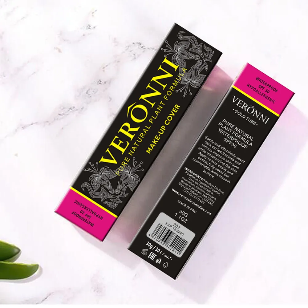 14 цветов Полный крем для покрытия тональный консилер Foundation Макияж шелковистая