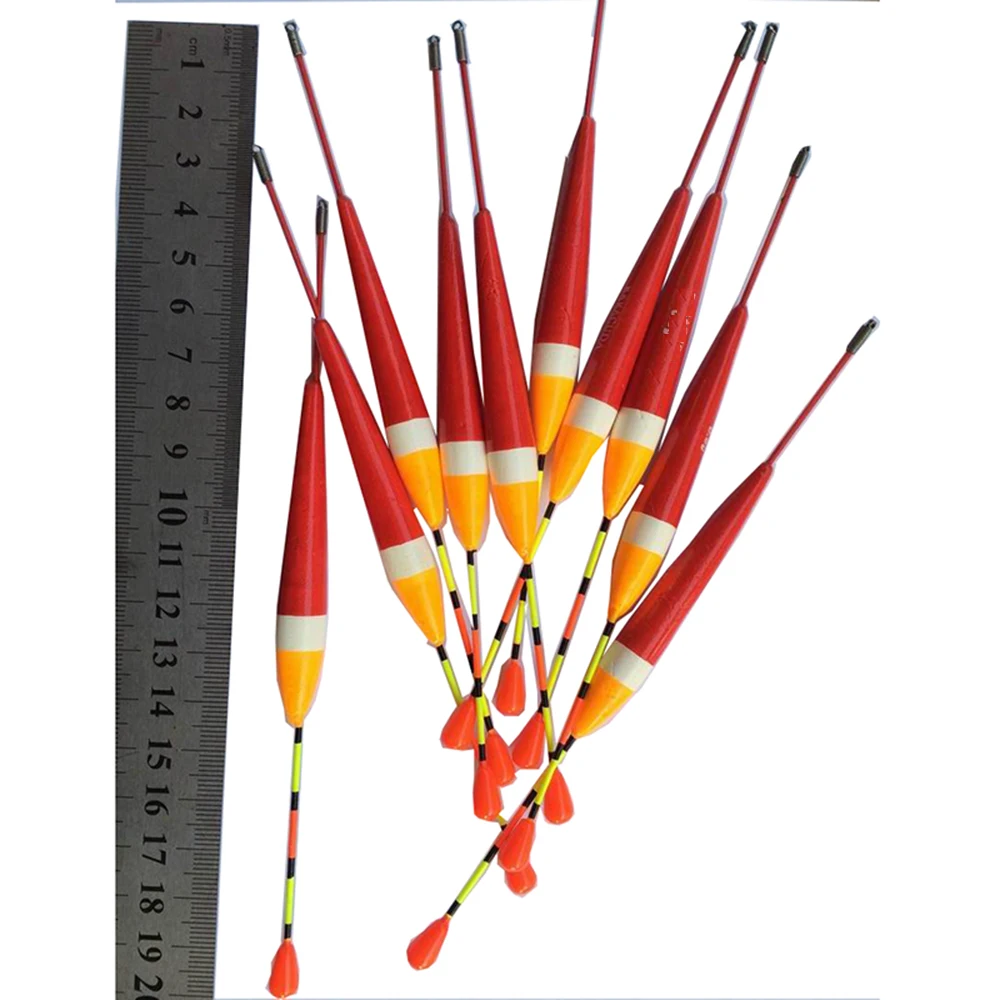 10 шт. рыболовные набор поплавков Подвески штока комплект waggler Буй световая